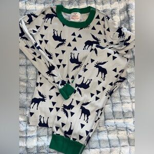 Moose Print Pajama Set- Hanna Andersson